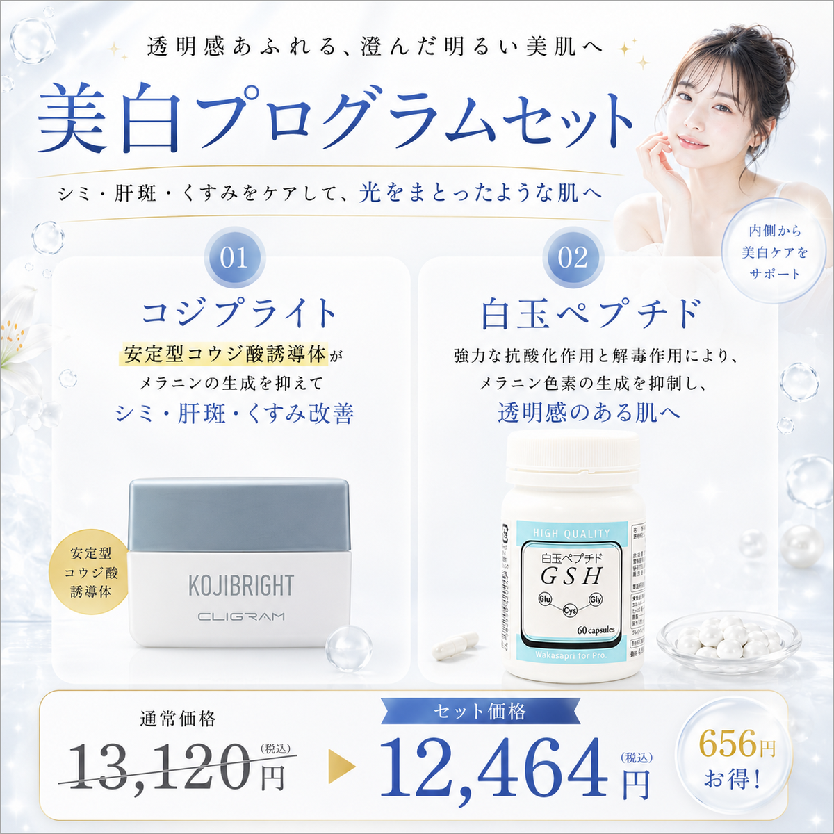 美白プログラムセット