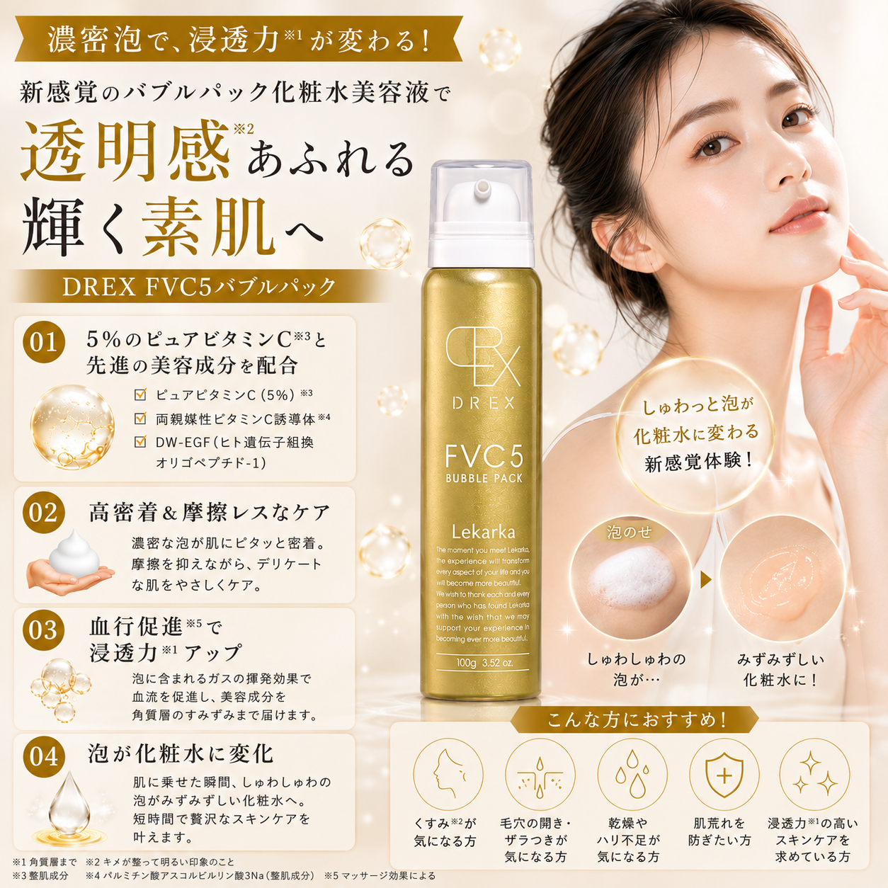 DREX FVC5バブルパック