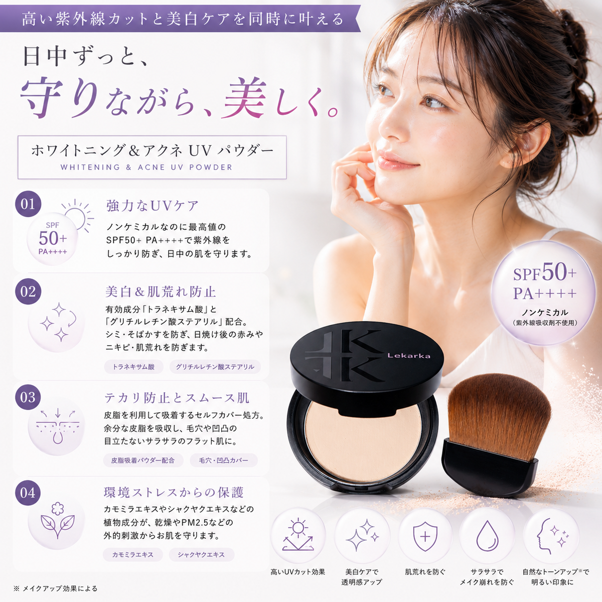 ホワイトニング＆アクネ UV パウダー